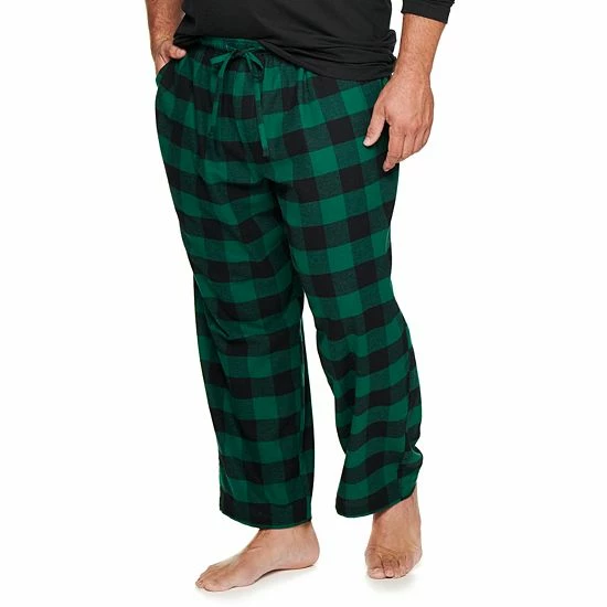 Big & Tall Sonoma Goods For Life® Flannel Pajama Pants Olive Plaid 22 Big & Tall Sonoma Goods For Life® Flannel Pajama Pants Olive Plaid - Image 20