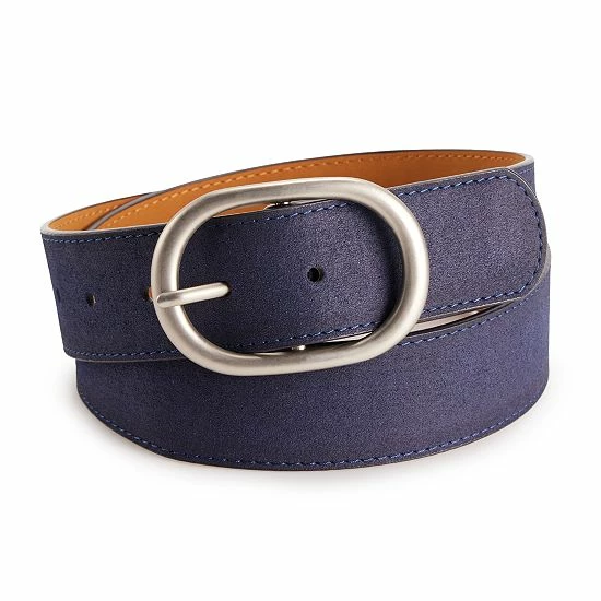 Women's Sonoma Goods For Life® Centerbar Buckle Belt With Border Stitch 4 Women's Sonoma Goods For Life® Centerbar Buckle Belt With Border Stitch - Image 2