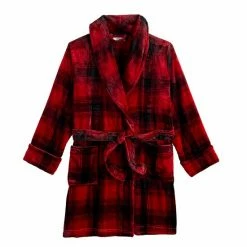 Women's Sonoma Goods For Life® Short Plush Robe Navy Clouds -Sonoma Goods For Life shop unnamed file 1107