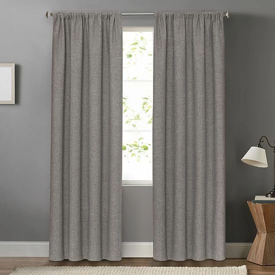 Sonoma Goods For Life® Blackout 1-Panel Dynasty Window Curtain Gray 9 Sonoma Goods For Life® Blackout 1-Panel Dynasty Window Curtain Gray - Image 7