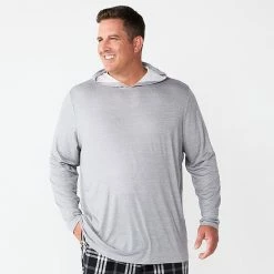 Big & Tall Sonoma Goods For Life® Hoodie Light Gray Space Dye -Sonoma Goods For Life shop unnamed file 11199