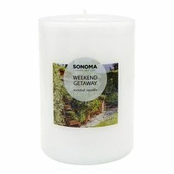 Sonoma Goods For Life® 3" X 4" Weekend Getaway Pillar Candle