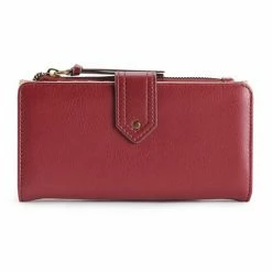 Sonoma Goods For Life® Paulie RFID-Blocking Tab Organizer Wallet Ruby Wine Pebble -Sonoma Goods For Life shop unnamed file 11210