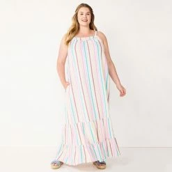 Women's Sonoma Goods For Life® Tiered Maxi Dress Vital White -Sonoma Goods For Life shop unnamed file 11230