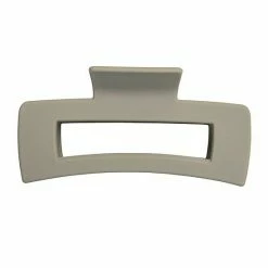 Sonoma Goods For Life® Matte Gray Rubber Coated Rectangular Claw Clip