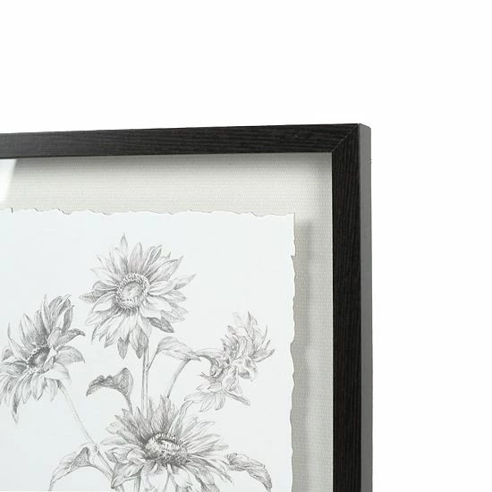 Sonoma Goods For Life® Shadowbox Drawn Sunflowers 7 Sonoma Goods For Life® Shadowbox Drawn Sunflowers - Image 5