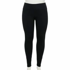 Plus Size Sonoma Goods For Life® Mid Rise Cropped Leggings Gray -Sonoma Goods For Life shop unnamed file 11258