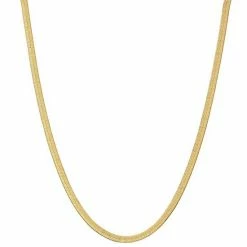 Sonoma Goods For Life® 18" Herringbone Chain Necklace Silver Tone