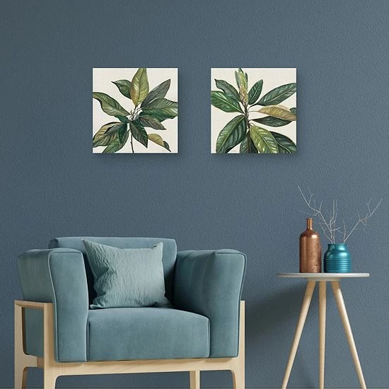 Sonoma Goods For Life® Magnolia Leaves I & II Canvas Wall Art 2-piece Set 5 Sonoma Goods For Life® Magnolia Leaves I & II Canvas Wall Art 2-piece Set - Image 3