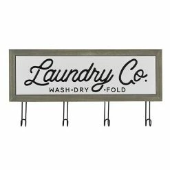 Sonoma Goods For Life® 4-Hook Laundry Co. Wall Decor