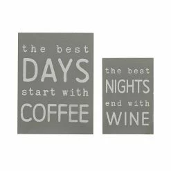 Sonoma Goods For Life® Coffee & Wine Caption Art Box 2-pack Set