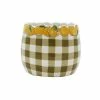 Sonoma Goods For Life® Lemon Plaid Planter Table Decor