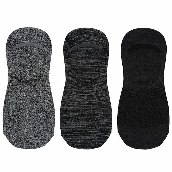 Men's Sonoma Goods For Life® 3-pack Casual No-Show Socks Black Gray 5 Men's Sonoma Goods For Life® 3-pack Casual No-Show Socks Black Gray - Image 3