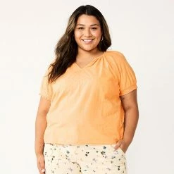 Plus Size Sonoma Goods For Life® Shirring V-Neck Top Black White Embroidery 10 Plus Size Sonoma Goods For Life® Shirring V-Neck Top Black White Embroidery -Sonoma Goods For Life shop unnamed file 11458