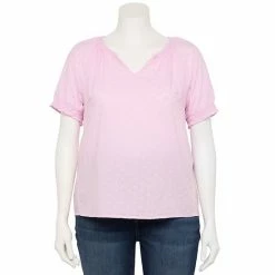 Plus Size Sonoma Goods For Life® Shirring V-Neck Top Black White Embroidery 11 Plus Size Sonoma Goods For Life® Shirring V-Neck Top Black White Embroidery -Sonoma Goods For Life shop unnamed file 11459