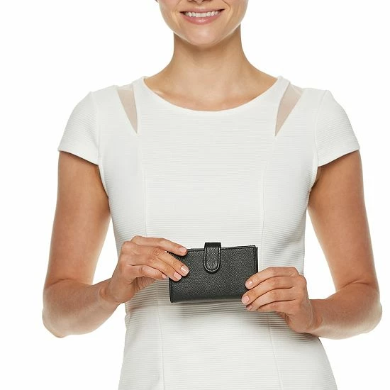 Sonoma Goods For Life® Debbie RFID-Blocking Card Case Black 6 Sonoma Goods For Life® Debbie RFID-Blocking Card Case Black - Image 4