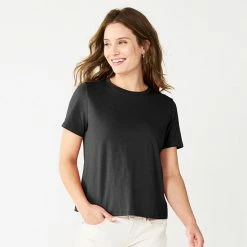 Women's Sonoma Goods For Life® Relaxed Short Sleeve Tee White -Sonoma Goods For Life shop unnamed file 11499