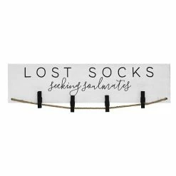 Sonoma Goods For Life® Lost Socks 4-Clip Wall Decor