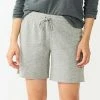 Petite Sonoma Goods For Life® Cutoff Bermuda Sweat Shorts Gray -Sonoma Goods For Life shop unnamed file 11580
