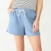 Petite Sonoma Goods For Life® French Terry Sweat Shorts Gear Blue -Sonoma Goods For Life shop unnamed file 11635