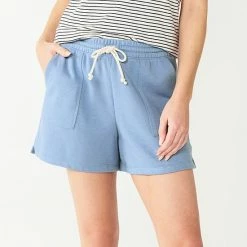 Petite Sonoma Goods For Life® French Terry Sweat Shorts Gear Blue