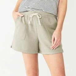 Petite Sonoma Goods For Life® French Terry Sweat Shorts Gear Blue -Sonoma Goods For Life shop unnamed file 11638