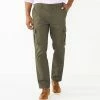 Men's Sonoma Goods For Life® Straight-Fit Cargo Pants Dark Khaki -Sonoma Goods For Life shop unnamed file 1165