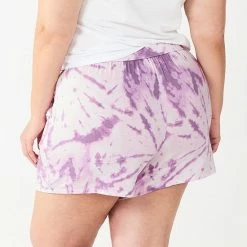 Plus Size Sonoma Goods For Life® Truly Soft Pajama Shorts Turq Leaves -Sonoma Goods For Life shop unnamed file 11727