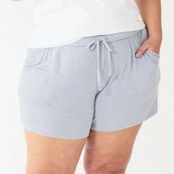 Plus Size Sonoma Goods For Life® Truly Soft Pajama Shorts Turq Leaves -Sonoma Goods For Life shop unnamed file 11728