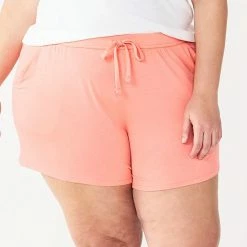 Plus Size Sonoma Goods For Life® Truly Soft Pajama Shorts Turq Leaves -Sonoma Goods For Life shop unnamed file 11730