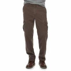 Men's Sonoma Goods For Life® Straight-Fit Cargo Pants Dark Khaki -Sonoma Goods For Life shop unnamed file 1176