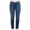 Plus Size Sonoma Goods For Life® Premium Elastic-Waist Midrise Straight-Leg Jeans Hartson -Sonoma Goods For Life shop unnamed file 1177