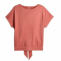 Women's Sonoma Goods For Life® Solid Back-Tie Top Gold -Sonoma Goods For Life shop unnamed file 11843