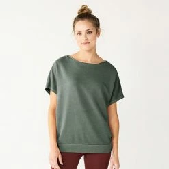 Women's Sonoma Goods For Life® Solid Back-Tie Top Gold -Sonoma Goods For Life shop unnamed file 11845