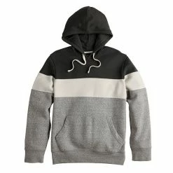 Men's Sonoma Goods For Life® Colorblock Hoodie Gray Pink Block -Sonoma Goods For Life shop unnamed file 1189