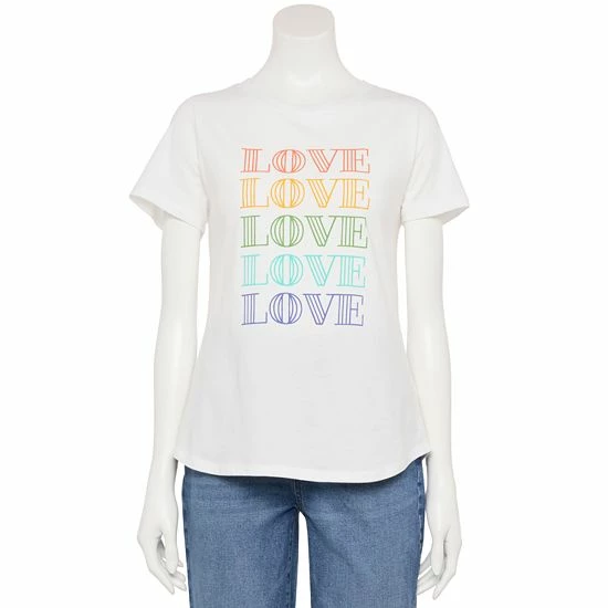 Women's Sonoma Goods For Life® Pride Graphic Tee 3 Women's Sonoma Goods For Life® Pride Graphic Tee