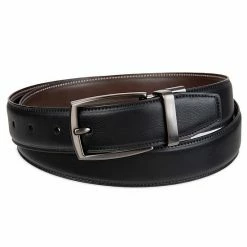 Big & Tall Sonoma Goods For Life® Comfort Stretch Reversible Black And Dark Brown Belt