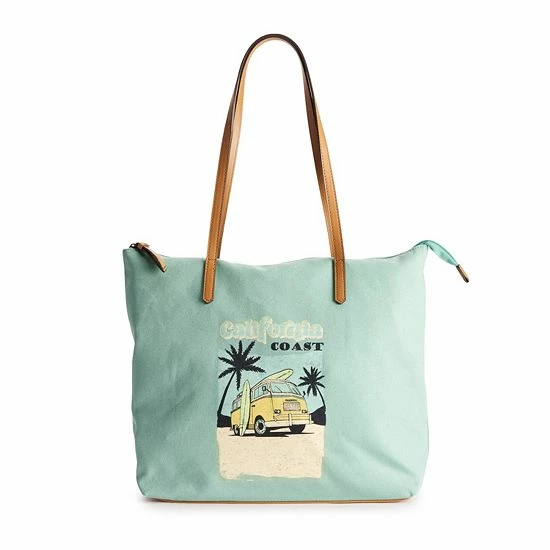 Sonoma Goods For Life® California Canvas Tote Bag California Bus 7 Sonoma Goods For Life® California Canvas Tote Bag California Bus - Image 5