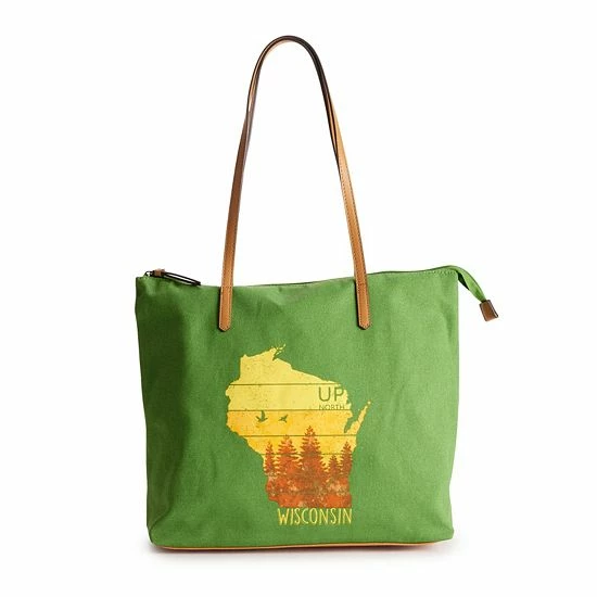 Sonoma Goods For Life® Wisconsin Canvas Tote Bag 3 Sonoma Goods For Life® Wisconsin Canvas Tote Bag
