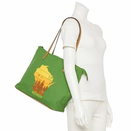 Sonoma Goods For Life® Wisconsin Canvas Tote Bag 6 Sonoma Goods For Life® Wisconsin Canvas Tote Bag - Image 4