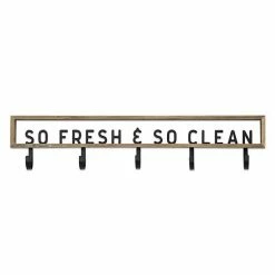 Sonoma Goods For Life® So Fresh & So Clean 5-hook Wall Decor