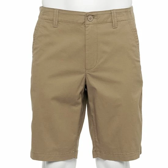 Men's Sonoma Goods For Life® Flat-Front 11.5" Everyday Shorts Khaki 3 Men's Sonoma Goods For Life® Flat-Front 11.5" Everyday Shorts Khaki
