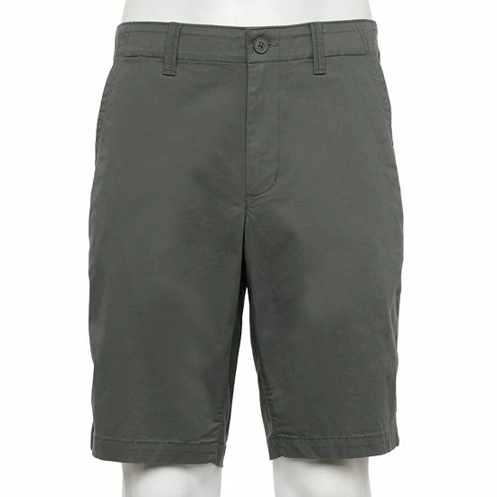 Men's Sonoma Goods For Life® Flat-Front 11.5" Everyday Shorts Khaki 6 Men's Sonoma Goods For Life® Flat-Front 11.5" Everyday Shorts Khaki - Image 4
