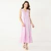 Women's Sonoma Goods For Life® X Lauren Lane Sleeveless Tiered Dress Daydream Purple -Sonoma Goods For Life shop unnamed file 11977
