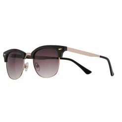 Women's Sonoma Goods For Life® 50mm Round Clubmaster Sunglasses Tortoise