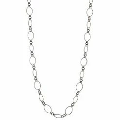 Sonoma Goods For Life® Silver-Tone Textured Long Link Necklace Jet Tone -Sonoma Goods For Life shop unnamed file 12014