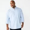 Big & Tall Sonoma Goods For Life® Perfect Length Button-Down Shirt Diamond Navy -Sonoma Goods For Life shop unnamed file 1206