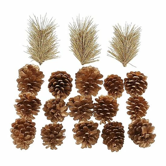 Sonoma Goods For Life® Glitter Artificial Cypress Pinecone Vase Fillers 4 Sonoma Goods For Life® Glitter Artificial Cypress Pinecone Vase Fillers - Image 2