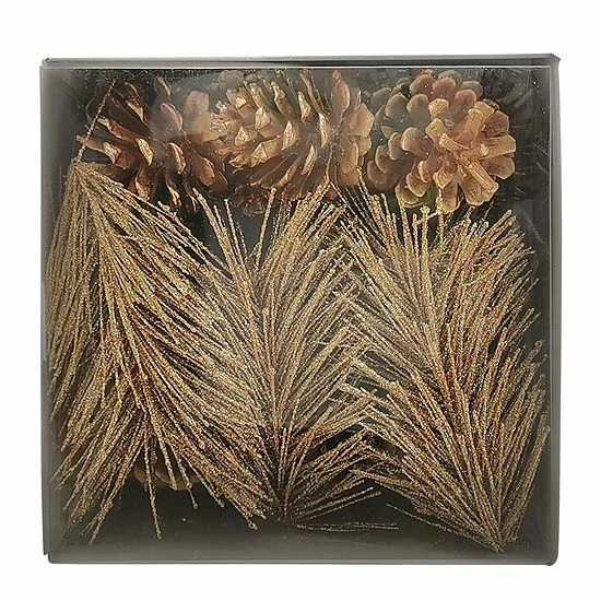 Sonoma Goods For Life® Glitter Artificial Cypress Pinecone Vase Fillers 5 Sonoma Goods For Life® Glitter Artificial Cypress Pinecone Vase Fillers - Image 3