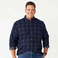 Big & Tall Sonoma Goods For Life® Perfect Length Button-Down Shirt Diamond Navy 23 Big & Tall Sonoma Goods For Life® Perfect Length Button-Down Shirt Diamond Navy -Sonoma Goods For Life shop unnamed file 1208